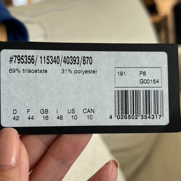 Elegant cobalt blue strenesse dress BNWT - Picture 6 of 6